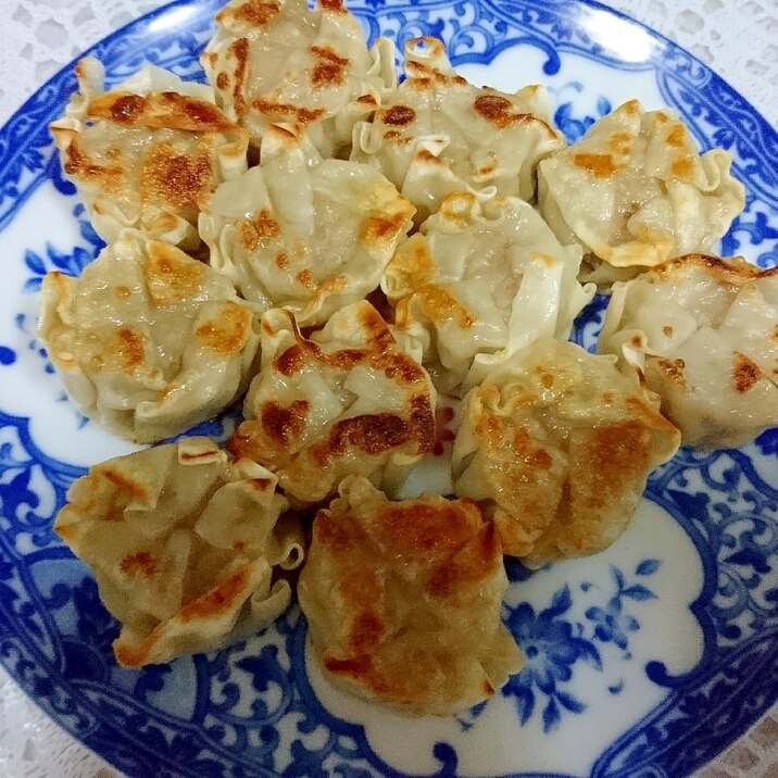 冷めても美味しい☆焼きシュウマイ